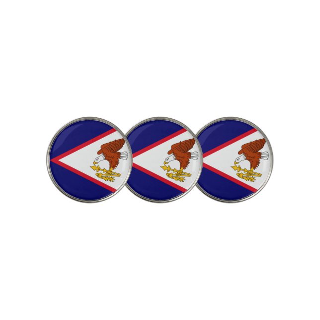 American Samoa Golf Ball Marker (3 Up)