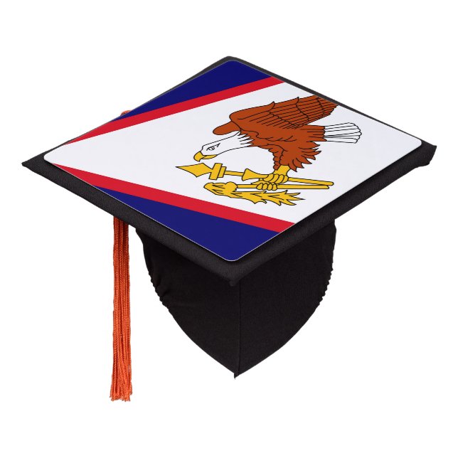 American Samoa Graduation Cap Topper (Angled)