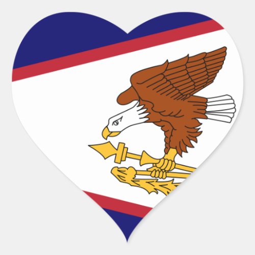 american samoa heart sticker