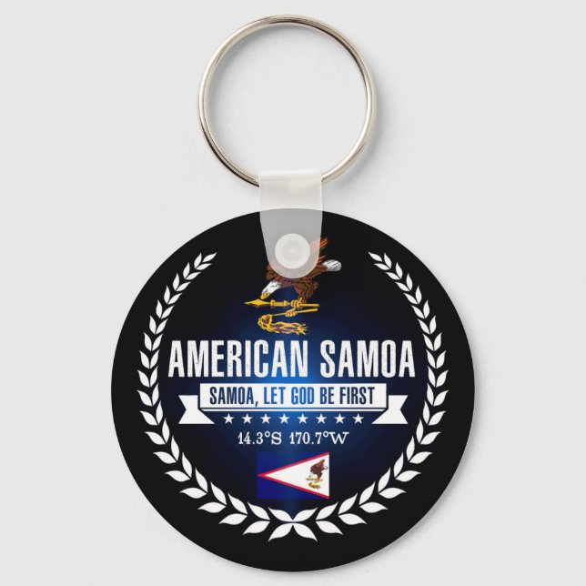 American Samoa Keychain (Front)