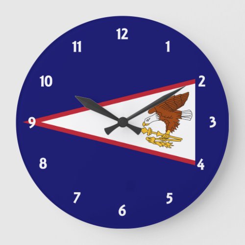 american samoa large clock