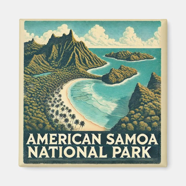 American Samoa National Park  Magnet (Front)