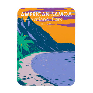 American Samoa National Park Ofu Beach Magnet