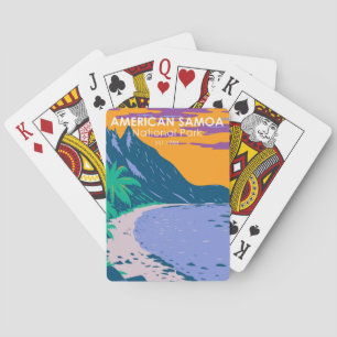 American Samoa National Park Ofu Beach Poker Cards