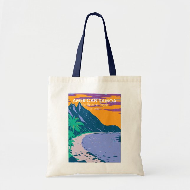 American Samoa National Park Ofu Beach Tote Bag (Front)