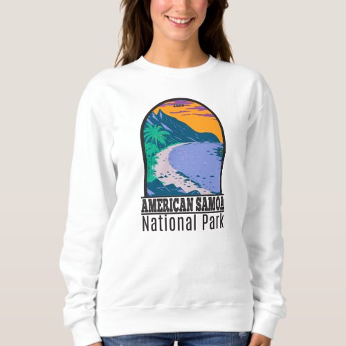 American Samoa National Park Ofu Beach Vintage Sweatshirt