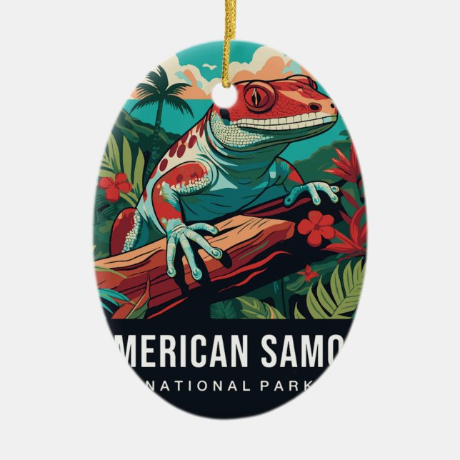 AMERICAN SAMOA NATIONAL PARK ORNAMENT (Front)
