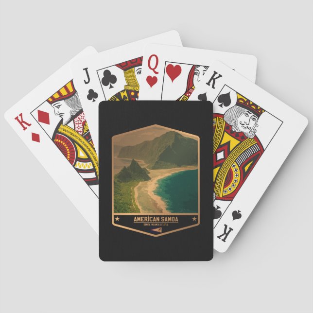 American Samoa Poker Cards (Back)