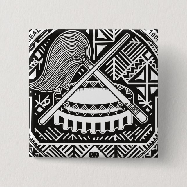 american samoa seal button (Front)
