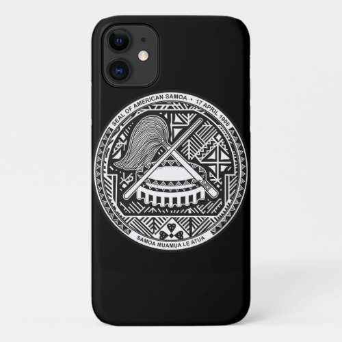 american samoa seal iPhone 11 case