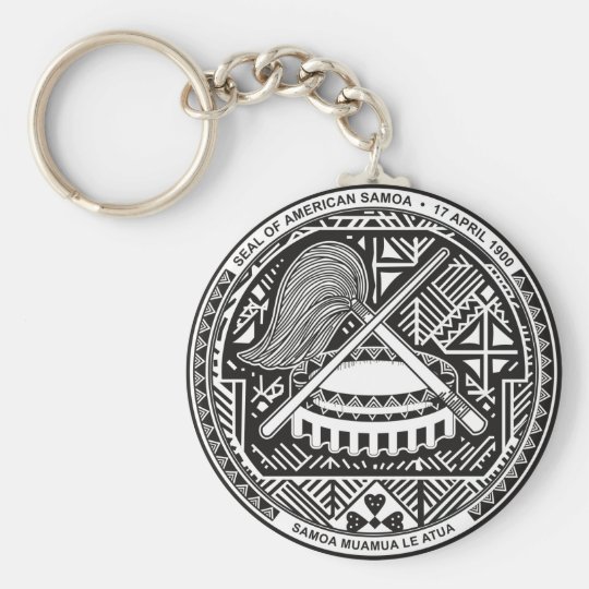 american samoa seal keychain | Zazzle.com