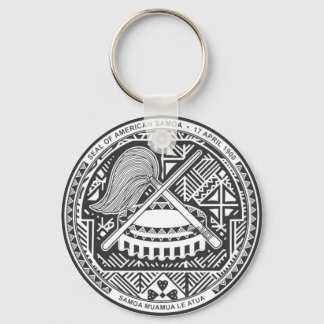 American Samoa Seal Keychain