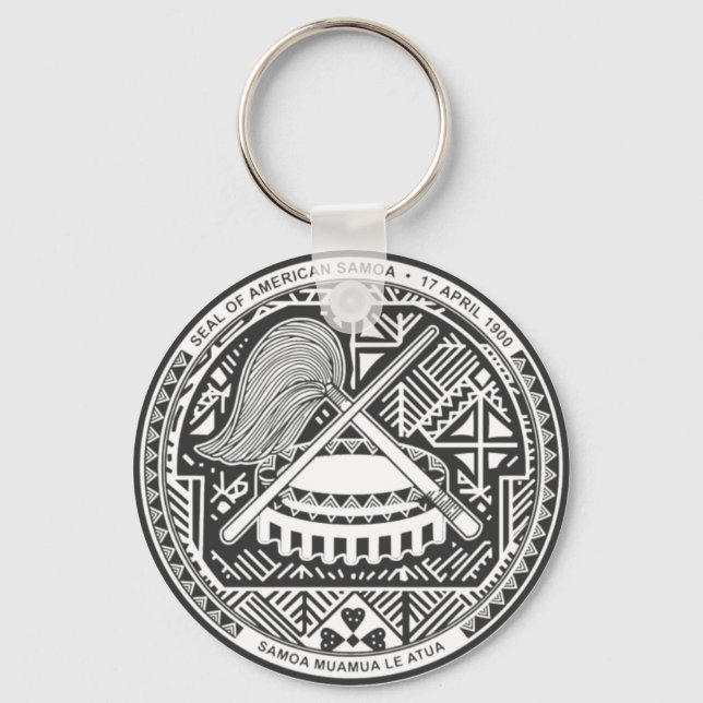 American Samoa Seal Keychain (Front)