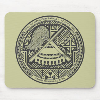 American Samoa Seal Mouse Pad
