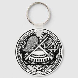 American Samoa Territory Keychain