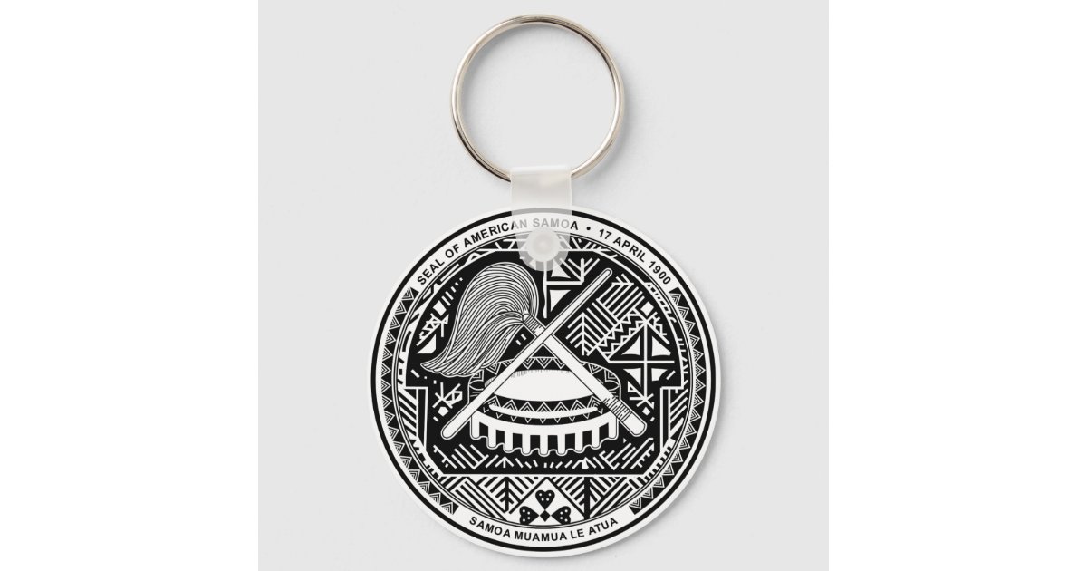 American Samoa Territory Keychain | Zazzle
