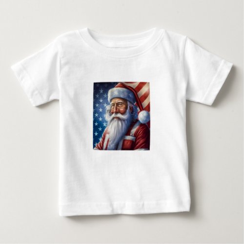 American Santa Baby Fine Jersey  Baby T_Shirt