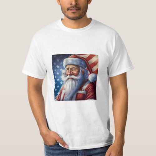 American Santa Mens Value  T_Shirt