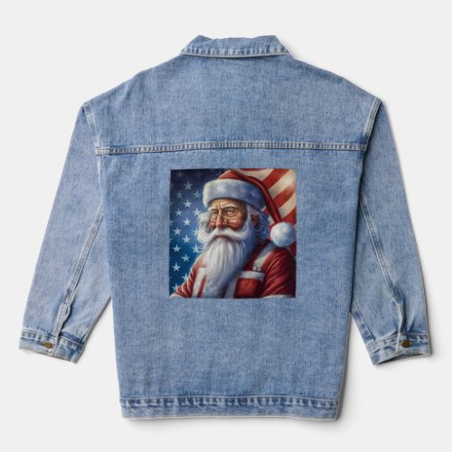 American Santa Womens Basic  Denim Jacket