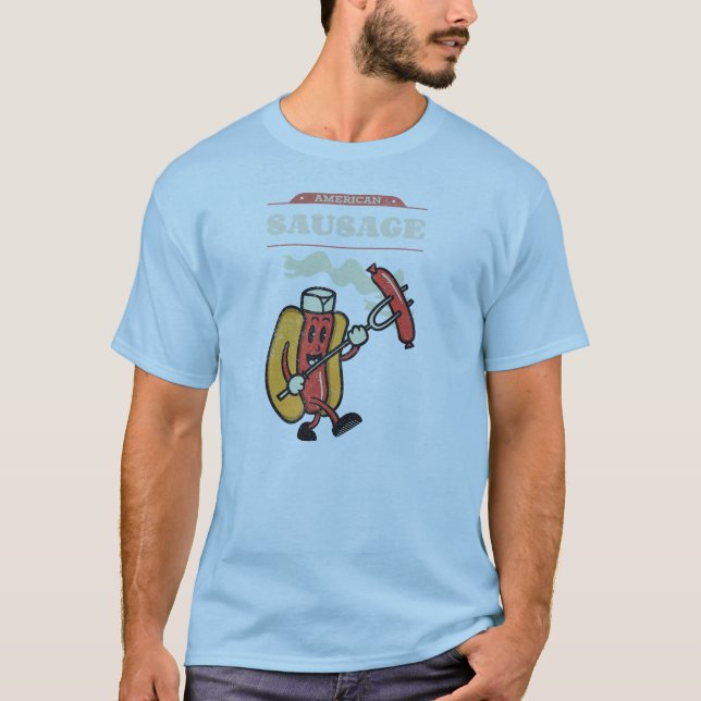 American Sausage  T-Shirt (Front)