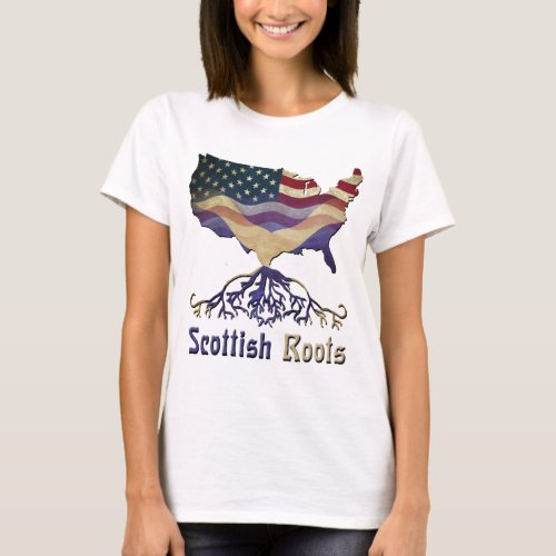 American Scottish Roots T_Shirt