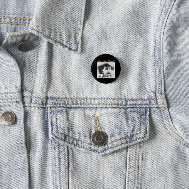 American Scout, Buffalo Bill Cody.  Button (In Situ)