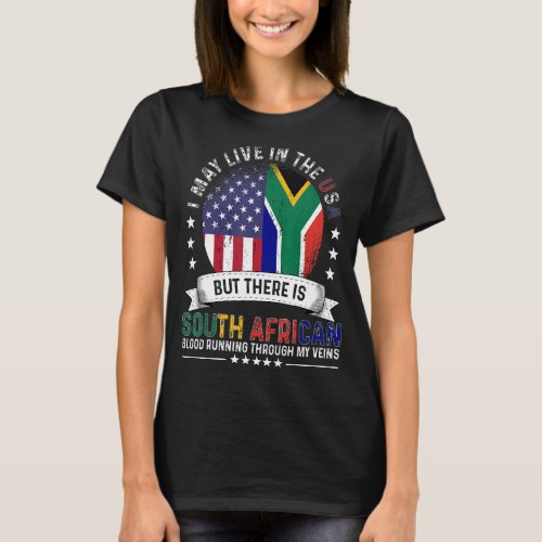 American Scouth African Home in US Patriot South A T_Shirt