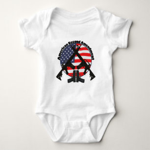 American Second Amendment Baby Bodysuit