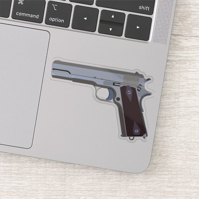 American Semi-automatic Pistol Sticker (Detail)