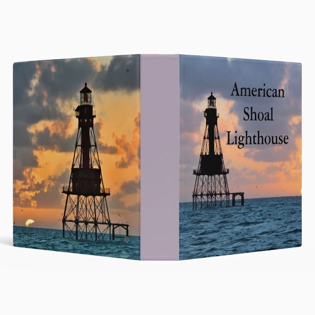 American Shoal Lighthouse, Florida Binder (Background)