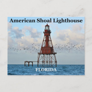 American Shoal Lighthouse, Florida Postcard