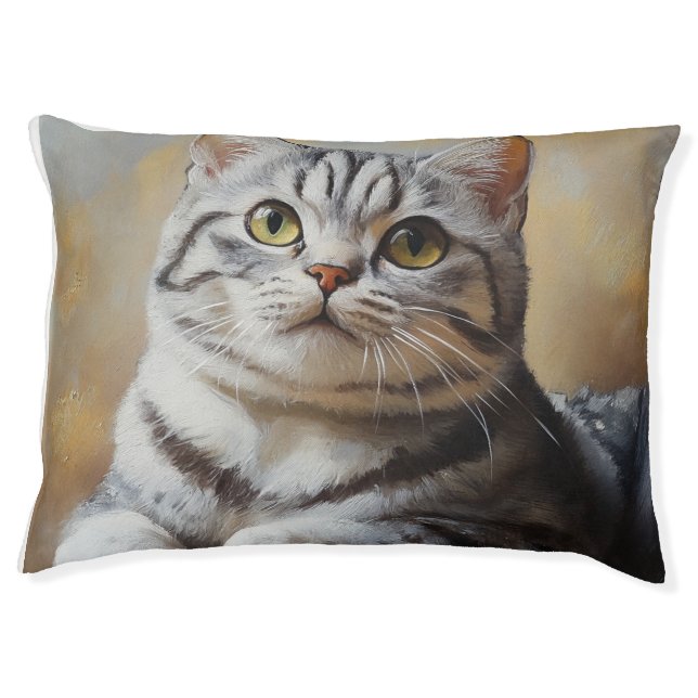 American Shorthair Cat  Pet Bed (Front)