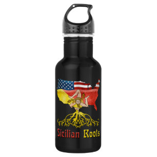 American Sicilian Roots Stainless Steel Water Bottle