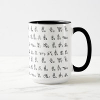 American Sign Language Alphabet in Black and White