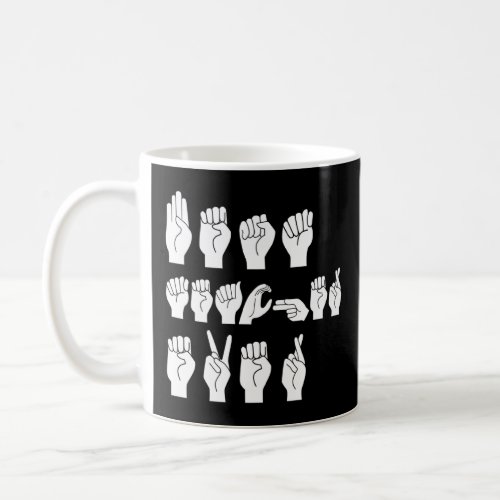 American Sign Language Asl Best Teacher Ever  Coffee Mug