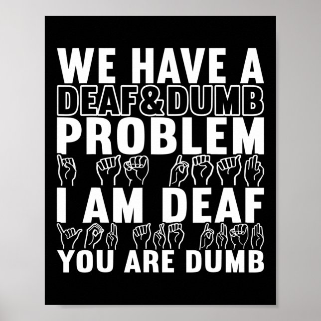 American Sign Language Deaf Awareness 20 (Front)