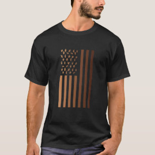 American Sign Language Flag In Melanin Black Histo T-Shirt