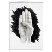 AMERICAN SIGN LANGUAGE LETTER "B" (Front)