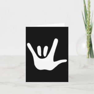 American Sign Language Love Asl Deaf Awareness  Card
