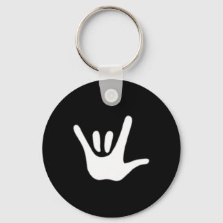 American Sign Language Love Asl Deaf Awareness  Keychain