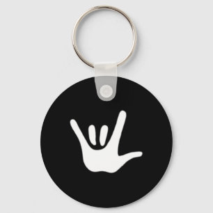 American Sign Language Love Asl Deaf Awareness  Keychain