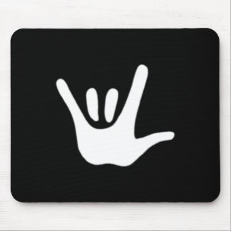 American Sign Language Love Asl Deaf Awareness  Mouse Pad
