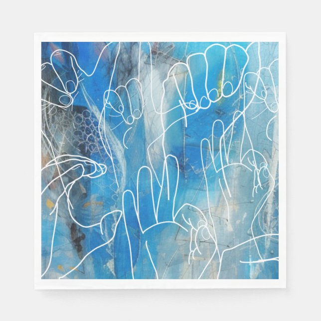 American Sign Language Napkins (Front)