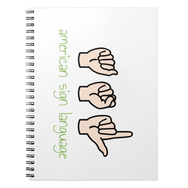 American Sign Language Notebook (Front)