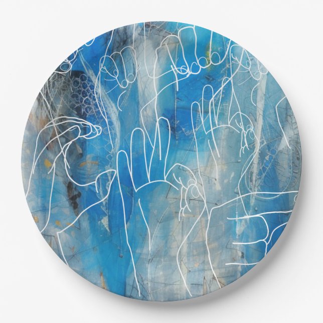 American Sign Language Paper Plates (Front)