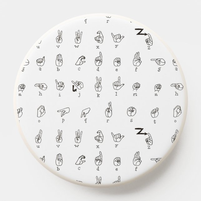 American Sign Language Popsocket Phone Grip (Popsocket)