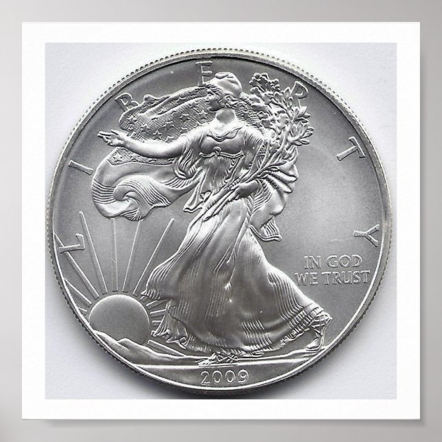 American Silver Eagle Wall Art (Front)