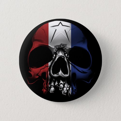 American Skull Button