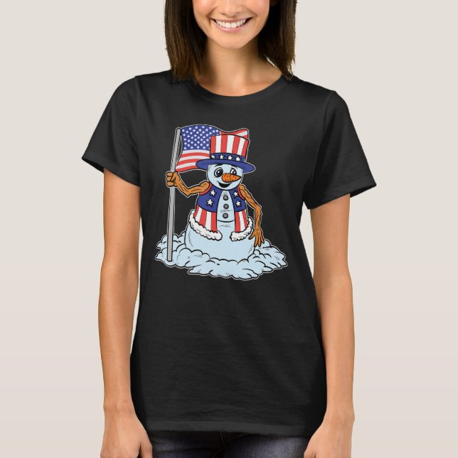 American Snowman T-Shirt (Front)