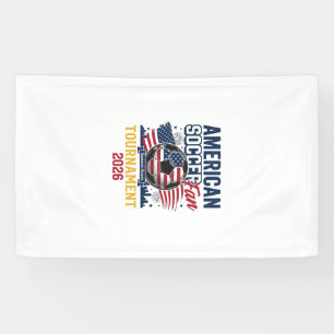 American Soccer Fan Tournament 2026 Vintage Shirt  Banner